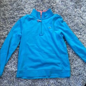 Vineyard Vines Light Blue Quarter Zip